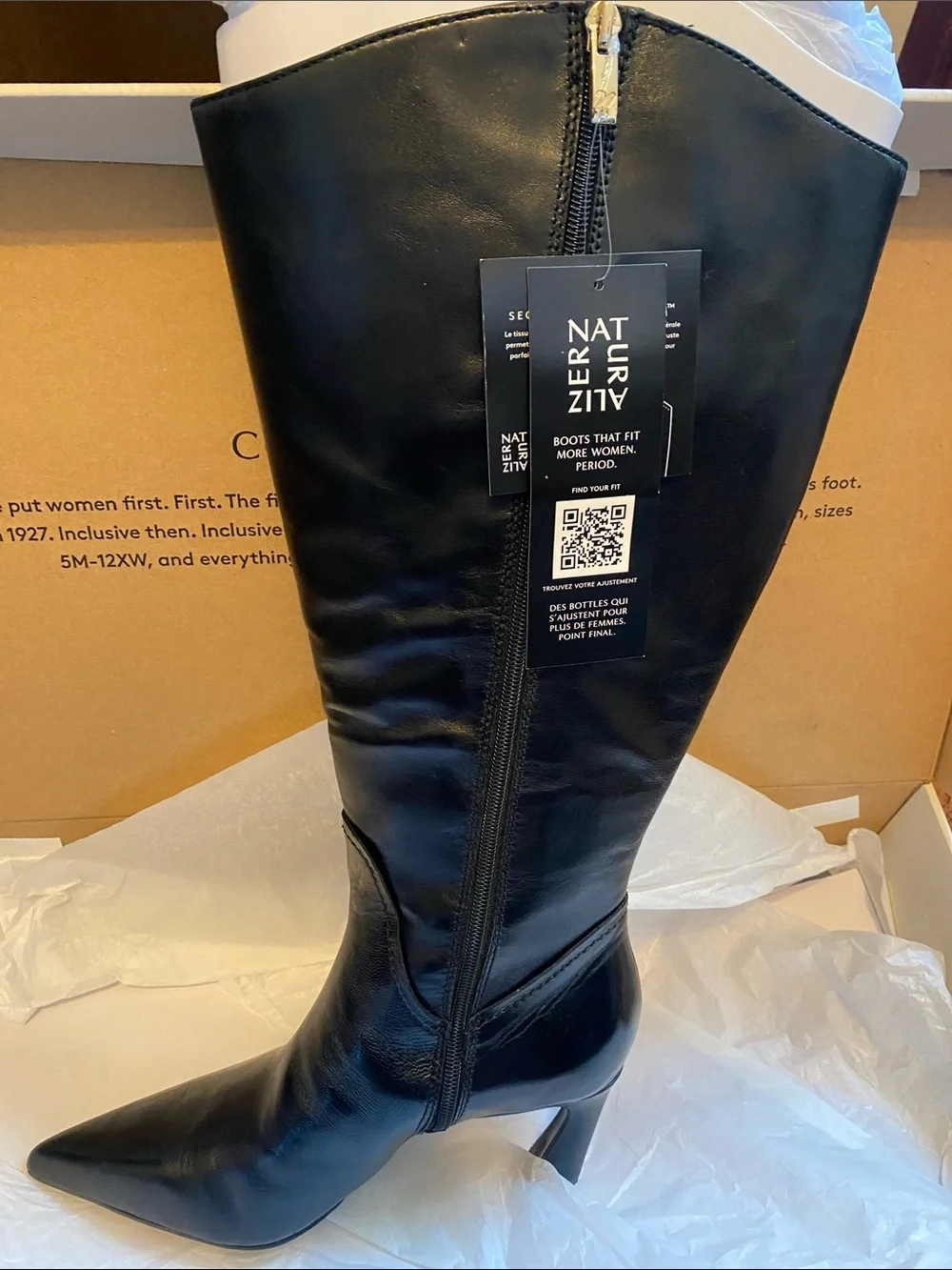 Naturalizer Emily Black Over-the-Knee Boot